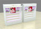 Muebles de la tienda de la moda rosada/escaparate cosméticos de la exhibición del maquillaje con la luz llevada proveedor