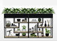 El estante delicado de la maceta del balcón, jardín del metal de las plantas deja de lado la cerca funcional multi proveedor