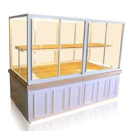 China Vitrina de los pasteles del diseño moderno, tamaño modificado para requisitos particulares vitrina de cristal de la panadería proveedor