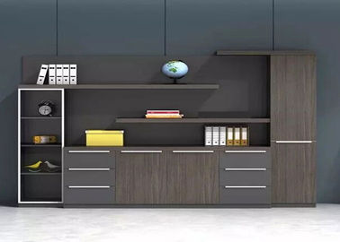 China Madera de gabinetes gris hermosa de la oficina, formas de los muebles de oficinas de Boss diversas disponibles proveedor