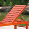Sofá plegable del Recliner de los muebles al aire libre de madera sólidos de la silla de playa para la piscina del hotel proveedor