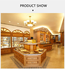 Vitrina seca a granel de la panadería, capacidad grande segura de madera del gabinete de exhibición proveedor