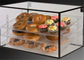 Escaparate de acrílico transparente de la exhibición/lustre brillante de la exhibición de acrílico de la panadería para el supermercado proveedor