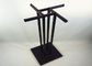 Estantes y soportes negros de acero de exhibición del metal de la ropa con dos/tres/cuatro brazos disponibles proveedor