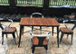 Sistema al aire libre de madera sólido moderno simple de la silla de tabla del balcón de los muebles para la barra del café del ocio proveedor