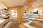 Gabinete de madera de la fábrica popular de encargo de Shangai para el interior Decoratio de la tienda de la marca de la vitrina de los zapatos del bolso de la tienda de la ropa proveedor
